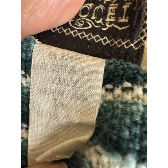 Vintage 90s Retro Croquet Club Size S/M Multi-Stripe Knit Tee Coastal Top - Picture 2 of 5